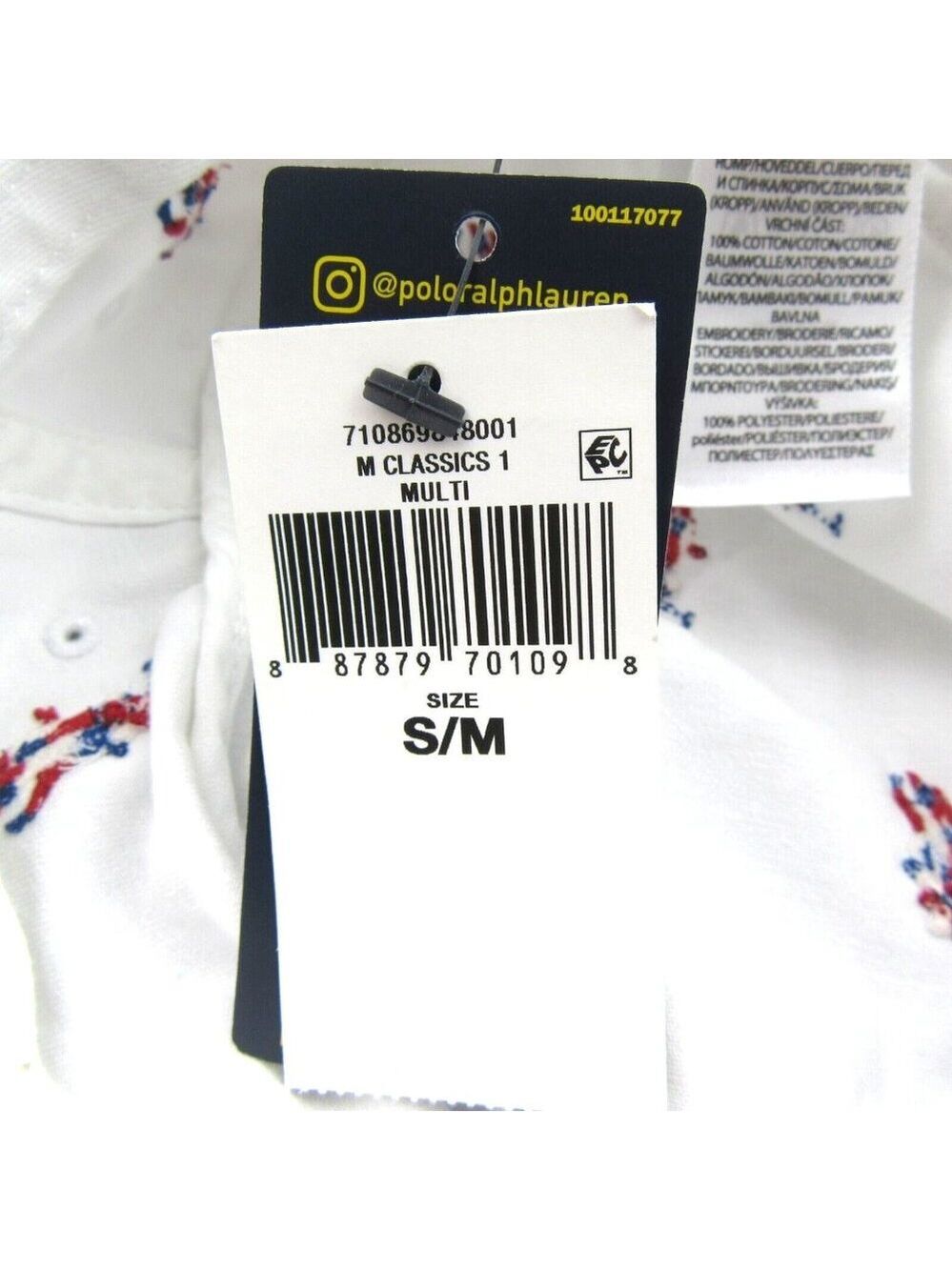 Polo Ralph Lauren Americana Embroidered Pony Bucket Hat Adult Size S/M NEW - Picture 7 of 8